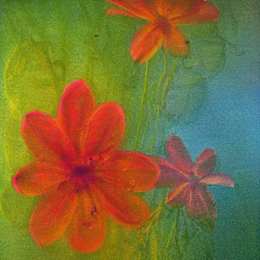 Image similar to luminescent flowers