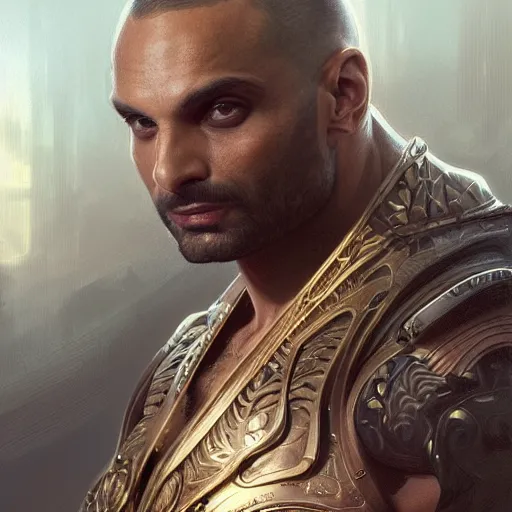 Image similar to ultra realistic illustration, michael mando from diablo, intricate, elegant, highly detailed, digital painting, artstation, concept art, smooth, sharp focus, illustration, art by artgerm and greg rutkowski and alphonse mucha