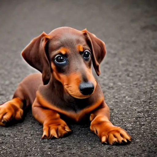 Image similar to brown daschund dog