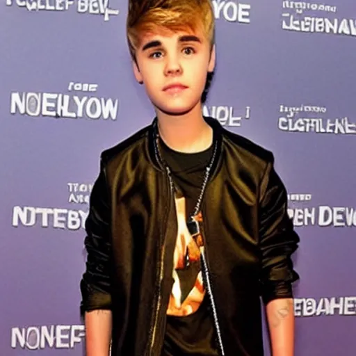 Image similar to justin bieber with down syndrom