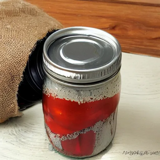 Image similar to a can inside a jar