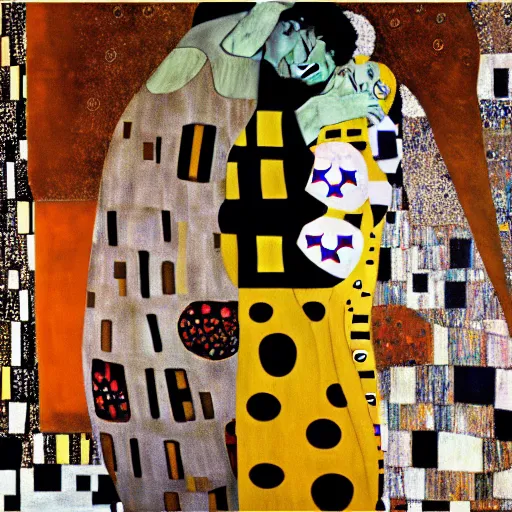 Prompt: art piece by Wassily and Klimt