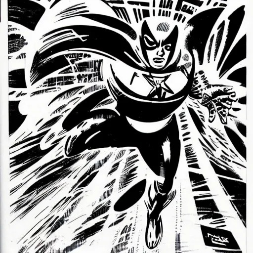 Image similar to comic splash page style, kirby krackle, emanating from marvel sliver surfer body, by jack kirby, wally wood, black and white only, asymmetrical, organic ink drawing, comic splash page style h 1 0 2 4