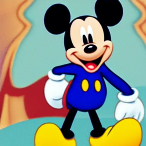 Image similar to photo of mickey mouse as a muslim prophet