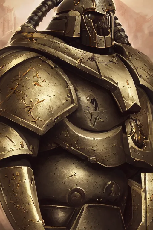 Image similar to armor portrait heros warhammer 4 0 k horus heresy fanart - the primarchs emperor by johannes helgeson animated with vfx concept artist & illustrator global illumination ray tracing hdr fanart arstation zbrush central hardmesh 8 k octane renderer comics stylized