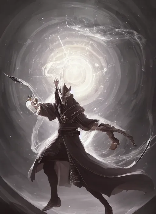 Image similar to a highly detailed illustration of Hiroyuki Sanada as wizard wearing black robe and mage hat, elegant magic floating pose, intricate, elegant, highly detailed, centered, digital painting, artstation, concept art, smooth, sharp focus, league of legends concept art, WLOP