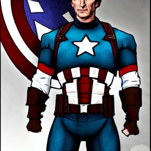 Prompt: Todd Howard of Bethesda Game Studios as Captain America