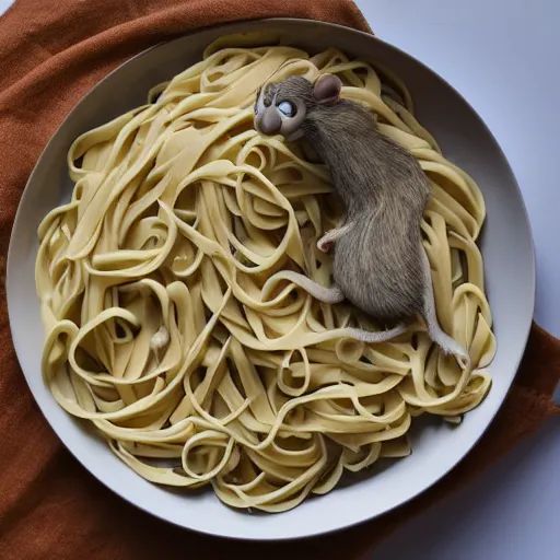 Image similar to Alfredo Linguini from Ratatouille realistic