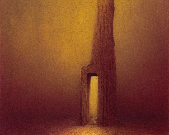 Image similar to by francis bacon, beksinski, mystical redscale photography evocative. nyarlathotep