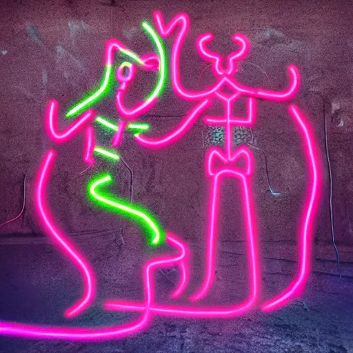 Image similar to neon demons