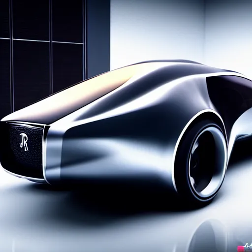 Image similar to khyzyl saleem car :: Rolls-Royce 103EX concept : motherboard forms zaha hadid architecture brutalist sci-fi futuristic setting ultra realistic photography, keyshot render, octane render, unreal engine 5 render , high oiled liquid glossy specularity reflections, ultra detailed, 4k, 8k, 16k blade runner 2049 Cyberpunk 2077 ghost in the shell thor 2 marvel film : tilt shift: sharp focus
