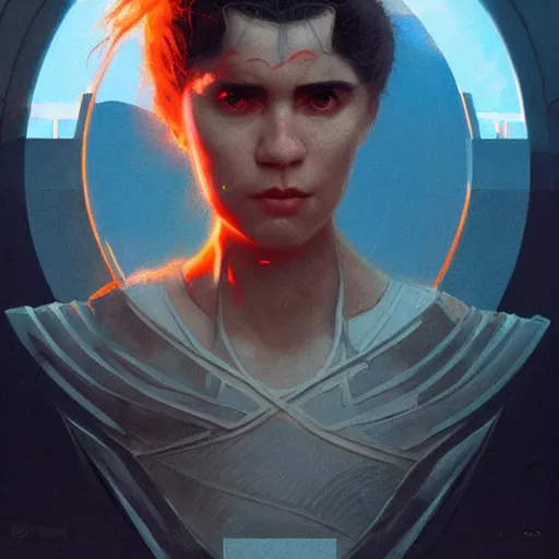 Image similar to Grimes in Dune 1984, illustrated by Greg Rutkowski, trending on artstation, artstationHQ, artstationHD, 4k, 8k