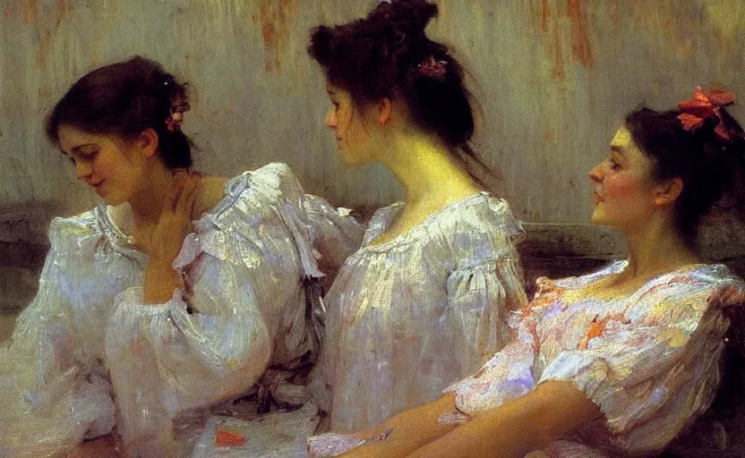 Image similar to high quality high detail painting by ilya repin, painter in workshop, hd