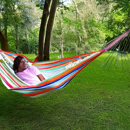 Image similar to priest on a hammock