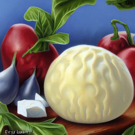 Prompt: a detailed fantasy painting of a Feta cheese that dances salsa, by lauri blank, artgerm, evelyn de morgan, 8K, 50mm lens
