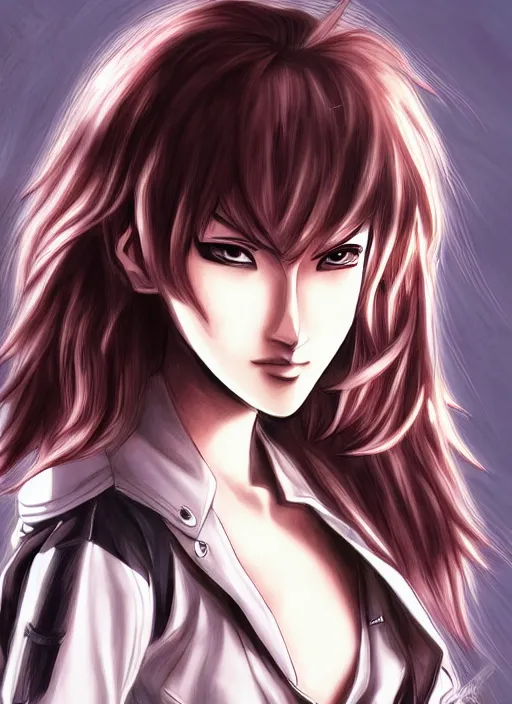 Image similar to manga, bw color, full size persona, female sheriff, detail, ultra sharpness, beautiful female, detailed face, art by huyy nguyen, style by cain kuga, cowboy bebop art style, stroke line