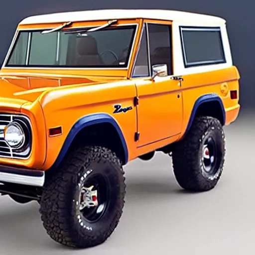 Prompt: ford bronco, craigslist photo