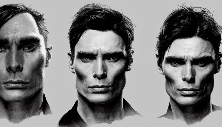 Prompt: Cillian Murphy is Double-Face from Batman, hyperdetailed, artstation, cgsociety, 8k