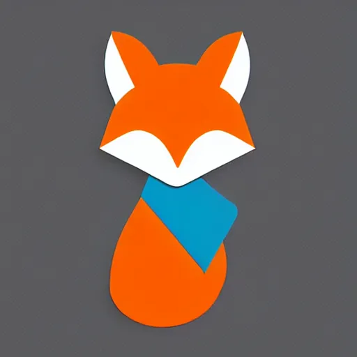 Image similar to smart phone app icon logo That looks like a fox, app icon