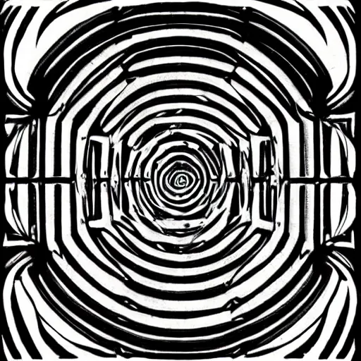 Image similar to extremely detailed interstellar labyrinth, gothic horror, mc escher, mind bending