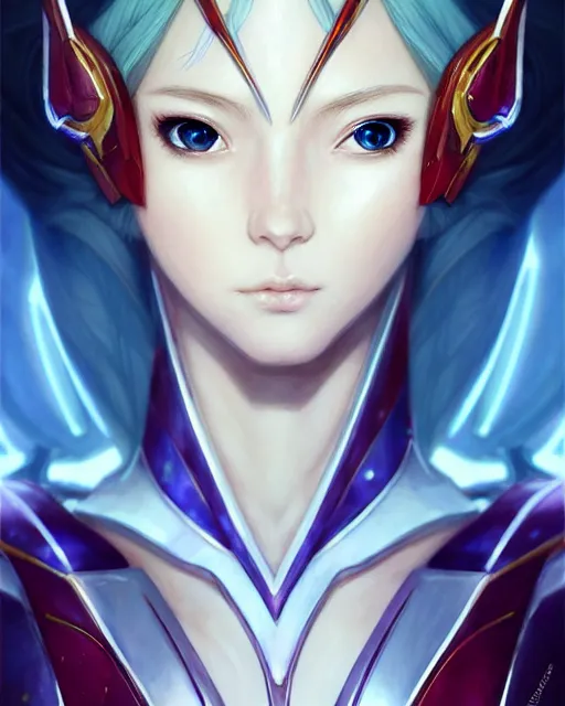 Image similar to art championship winner trending on artstation portrait of a goddess elven mecha warrior princess, portrait Anime as Flash girl cute-fine-face, pretty face, realistic shaded Perfect face, fine details. Anime. realistic shaded lighting by katsuhiro otomo ghost-in-the-shell, magali villeneuve, artgerm, rutkowski, WLOP Jeremy Lipkin and Giuseppe Dangelico Pino and Michael Garmash and Rob Rey head and shoulders, blue hair, matte print, pastel pink neon, cinematic highlights, lighting, digital art, cute freckles, digital painting, fan art, elegant, pixiv, by Ilya Kuvshinov, daily deviation, IAMAG, illustration collection aaaa updated watched premiere edition commission ✨✨✨ whilst watching fabulous artwork \ exactly your latest completed artwork discusses upon featured announces recommend achievement