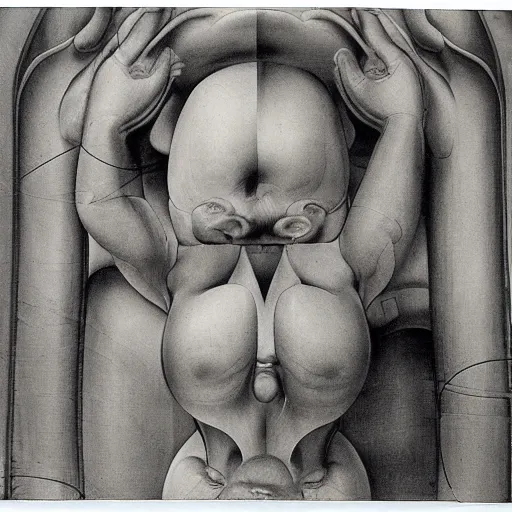 Image similar to old city by hans bellmer