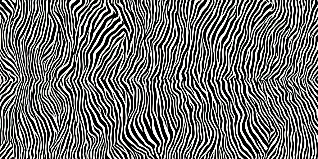 Prompt: abstract geometrical view of a zebra