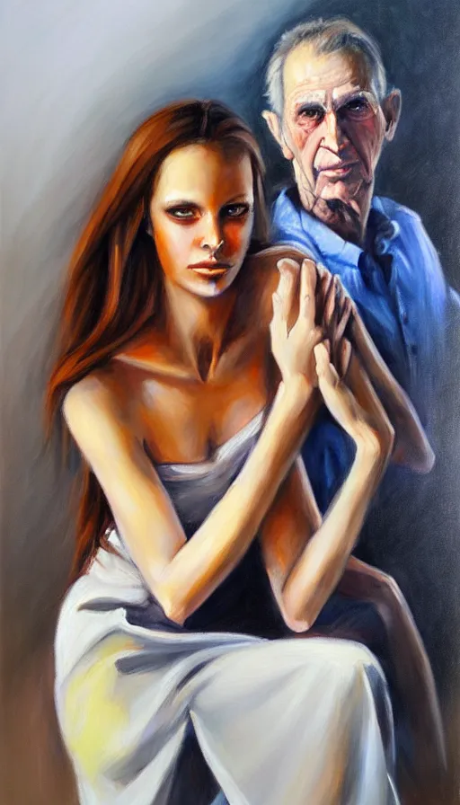 Image similar to the two complementary forces that make up all aspects and phenomena of life, by Emilia Wilk