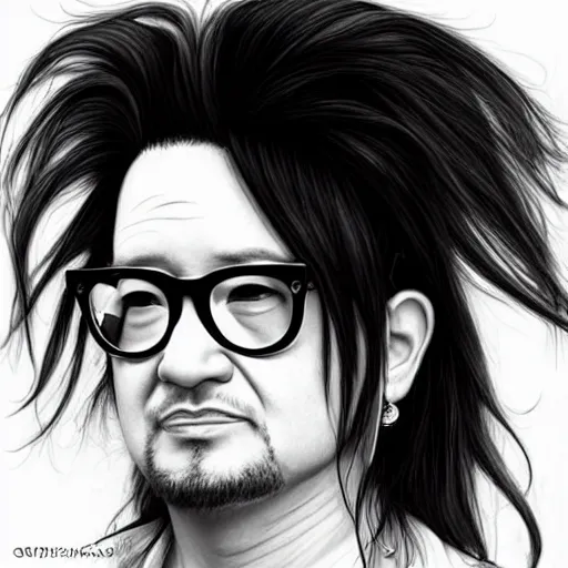 Image similar to David Shing, better known as Shingy, by artgerm