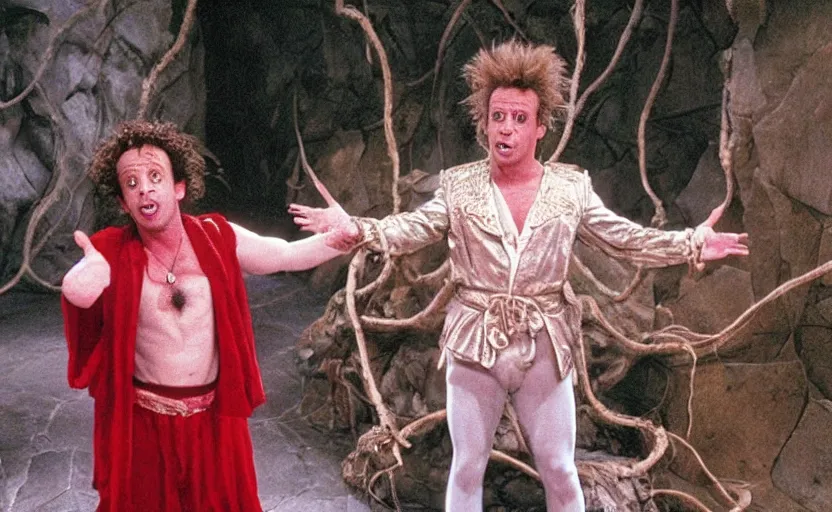 Image similar to a still of pauly shore in labyrinth ( 1 9 8 9 ),