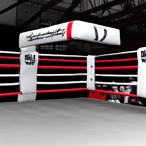 Prompt: Stabillity Diffusion and Dalle 2 in a boxing ring