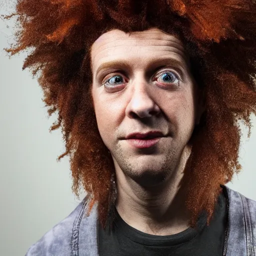 Image similar to stunning award winning hyperrealistic hdr 8 k highly detailed portrait photo of sideshow bob as a real human