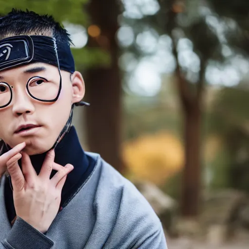 Prompt: portrait photo still of real life naruto, 8 k, 8 5 mm f 1. 8