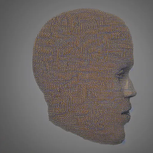 Prompt: a portrait of a head constructed from cheerios, gorgeous, intricate, volumetric lighting, high detail digital art, lightfarm agency, sharp focus, illustration, concept art