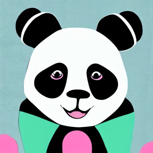 Image similar to illustration of panda bear birthday