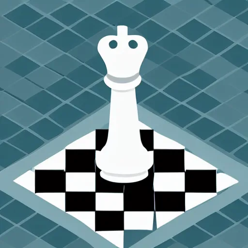 Prompt: queen chess piece, isometric