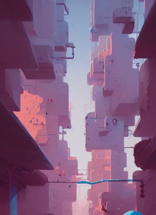 Image similar to highly detailed matte painting, of 3 d calligraphy graffiti tag wall, by atey ghailan, by greg rutkowski, by greg tocchini, by james gilleard, by joe fenton, by kaethe butcher, pink, brown, light blue and white mystical color scheme, grunge aesthetic, octane render