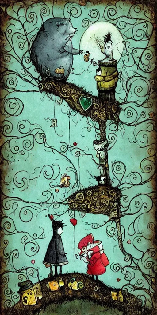 Image similar to a valentine's day scene by alexander jansson