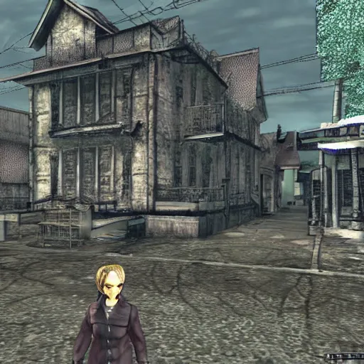 Image similar to Resident Evil Village if it had been a PS1 game