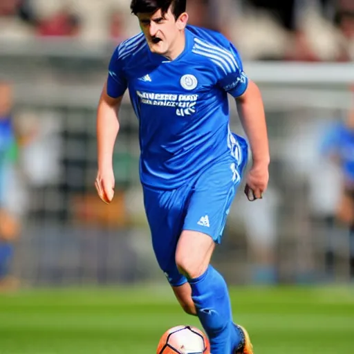 Image similar to Harry Maguire as a Brighton soccer player