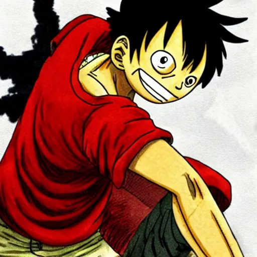 Image similar to luffy by eiichiro oda