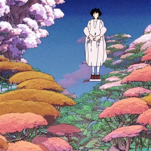 Image similar to a beautiful still from Studio Ghibli