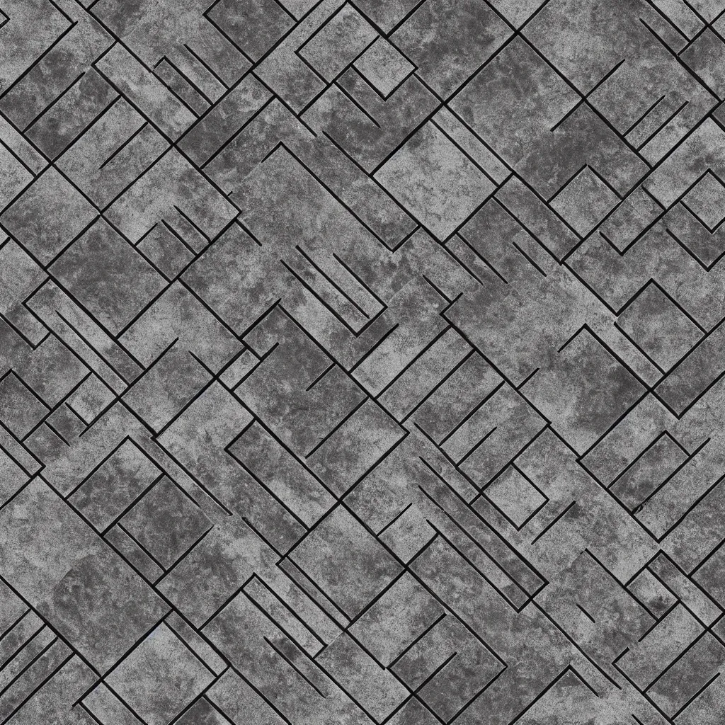 Image similar to dystopian floor tile texture, white and black