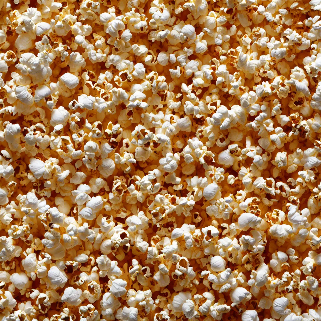 Prompt: seamless popcorn texture art, 4k