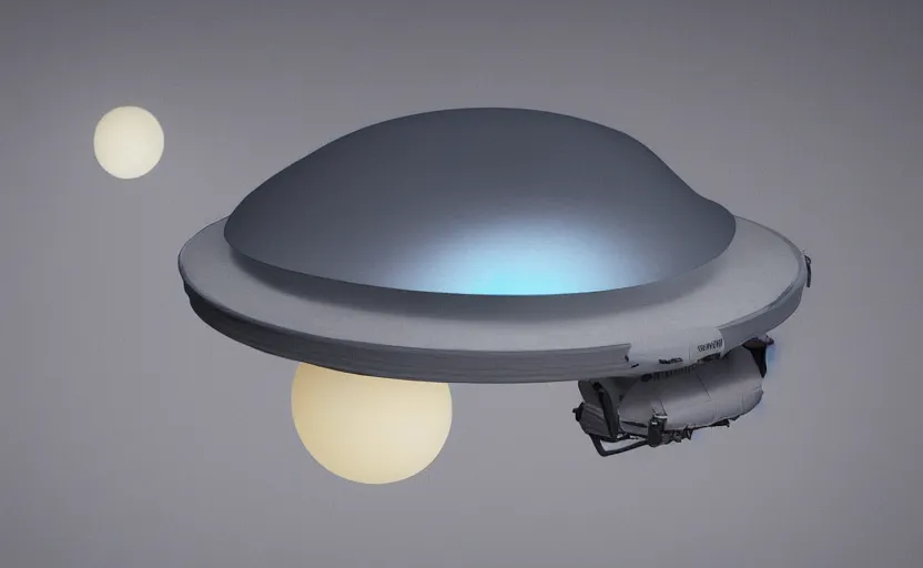 Image similar to a pastel color secret ufo hangar s - 4 bob lazar flying saucer, extremely intricate and detailed 8 k cinematic lighting, hyper realism