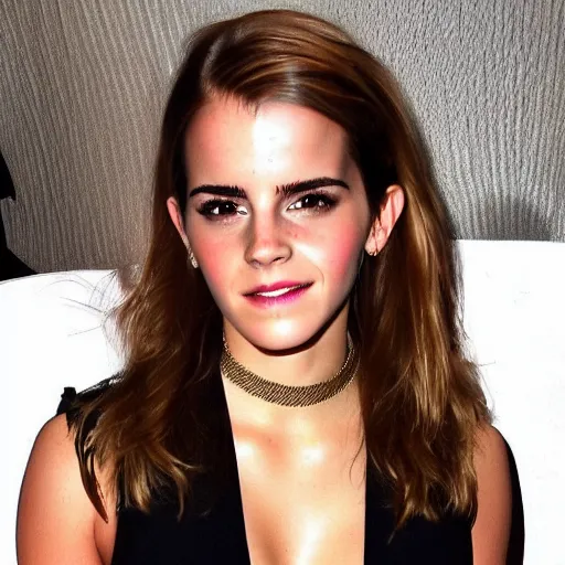 Image similar to emma watson mixed with kim kardashian