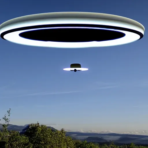 Prompt: a high tech ufo, amazing details, alien technology