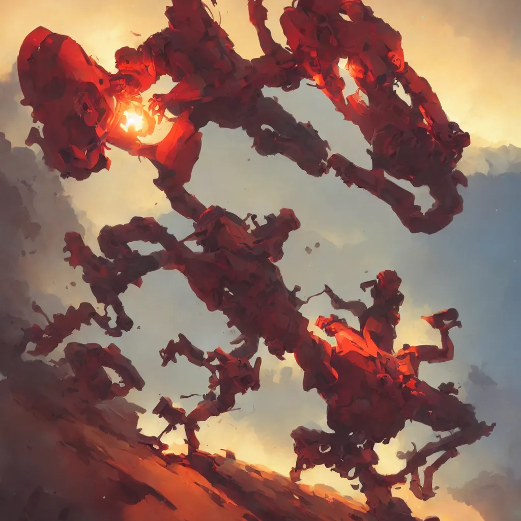 Prompt: atom, by greg rutkowski, by rhads, by jesper ejsing