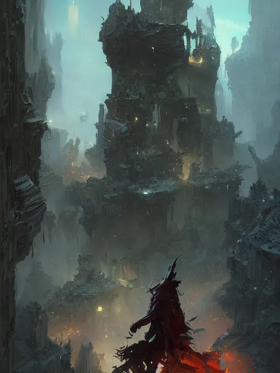 Image similar to fantasy, book cover, concept art, by greg rutkowski and craig mullins, cozy atmospheric