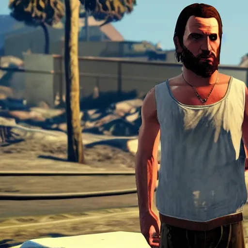 Image similar to Jesus Christ in GTA 5 cutscene